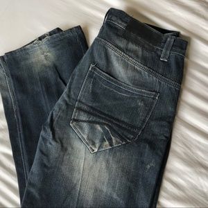 Express Rocco slim fit boot cut jeans 34 waist